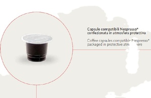 Cápsulas de Café Molido Arábica de Tueste Medio CAFFE' ALUNNI Compatibles con Nespresso, 50 Unidades/Caja, Grado Premium - Product Image 4