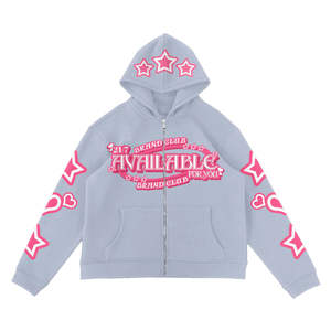 เสื้อฮู้ดผ้าฝ้าย100% 420กรัมโอเวอร์ไซส์แบบพรีเมี่ยมติดทนนานพิมพ์ลายแบบมีฮู้ดพิมพ์ลายพัฟและพิมพ์ลายฤดูหนาว - Product Image 2