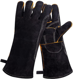 Guantes de Seguridad de Cuero de Alta Calidad para Control de Animales, Protección y Manipulación, Par de Guantes de Cuero Vacuno para Soldadura y Trabajo - Product Image 2