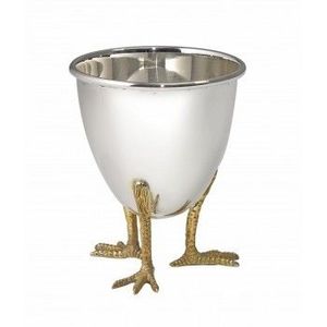 Antique Designer Steel Mini Ice Cream <b>Bowl</b> Design Base <b>Punch</b> <b>Bowl</b> champagne Wine Cooler <b>Bowl</b> and Handmade Use - Product Image 2