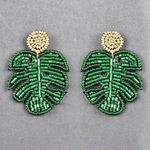 Pendientes de Cuentas Bordadas, Modelo Exclusivo, Pendientes Personalizados con Múltiples Cuentas para Mujer, Joyería Festiva para Fiestas al Mejor Precio - Product Image 6