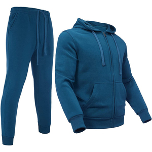 Conjunto Deportivo de 2 Piezas para Hombre, Color Sólido, para Invierno, Antibacteriano, Transpirable, Hecho de Poliéster/Algodón, con Logotipo Frontal - Product Image 6