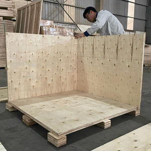 Wholesale Durable Plywood Wooden <b>Crates</b> <b>Foldable</b> Stackable Shipping Boxes for Freight Transportation Made in Vietnam OEM Factory - Product Image 5