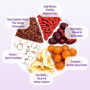 Tianhong Té Herbal Crudo Personalizado para la Salud, Té Floreciente con Semilla de Azufaifo Ácido y Morera, Ayuda a Dormir, Mezclas de Té Saborizadas de Marca Privada, Top - Product Image 3