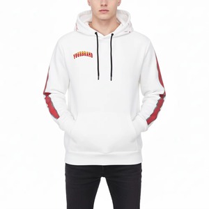 Sweat à capuche surdimensionné épais en coton 100% respirant avec logo personnalisé, 500 g/m², épaules tombantes, style boxy, hiver, homme - Product Image 2