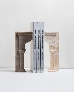 Porte-livres en marbre à étiquetage privé, adaptés à la décoration de salon contemporain, accents élégants pour bibliothèque et design haut de gamme - Product Image 3