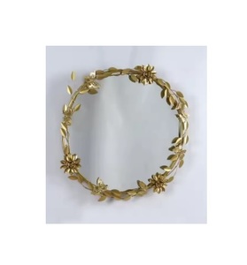 กระจกติดผนังทองเหลืองทันสมัย / กระจกติดผนังดีไซน์เนอร์ / กระจกติดผนังงานแต่งงาน - สีที่ปรับแต่งได้ ทนทาน - Product Image 4