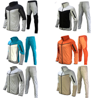 Ensembles de survêtements d'hiver pour hommes grandes tailles, entièrement personnalisables, de haute qualité, respirants, extensibles dans les quatre sens, pour le jogging, par sublimation
