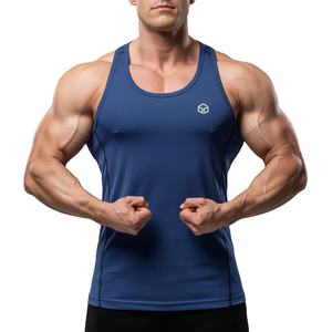 Camiseta sin Mangas de Secado Rápido para Hombre, de Algodón Ligero, Transpirable, de Poliéster Elástico, Camiseta sin Mangas para Hombre, de Tela Suave - Product Image 3