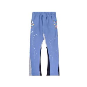 Pantalon évasé unisexe en coton polaire avec impression personnalisée de logo épais et lourd GSM nouveau style de pantalon pour hommes au meilleur prix - Product Image 2