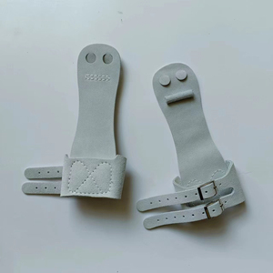 Offre Spéciale Taille personnalisée réglable en cuir de levage poignée de gymnastique matériau respirant à bon prix - Product Image 4