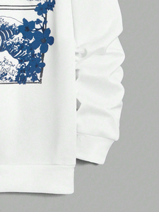 Sudadera con Capucha Corta Unisex de Algodón Grueso, Bordada Personalizada, Estilo Urbano, para Gimnasio y Uso Casual - Product Image 3