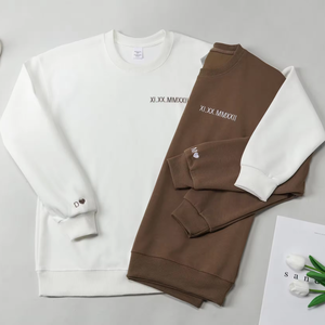 Sweats à capuche brodés personnalisés pour hommes à manches longues Style Hip Hop imprimé en 3D mode sweats vierges pour l'hiver pull Western - Product Image 1