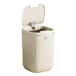 Modern Touchless Induction Garbage Can with Lid Smart Sensor Trash Can <strong>Kitchen</strong> Accessories <strong>Plastic</strong> Automatic Trash <strong>Bins</strong> - Product Image 3