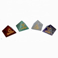 Meistverkaufte Spirituelle Heilung Reiki 7 Chakra Quarz Natürliche Kristall-Chips Kugeln Pyramide Feng Shui Energiegenerator Orgon