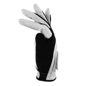 El mejor diseño, guantes de golf de cuero Cabretta blanco, tela transpirable, logotipo personalizado, Material suave, guantes de golf de piel de oveja duraderos - Product Image 4