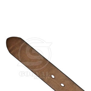 Cinturones de Cuero Vacuno Personalizables de Alta Calidad con Hebilla de Acero, Cinturones Casuales Duraderos de Color Sólido - Product Image 6