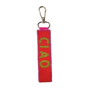 Porte-clés et accessoires faits main en verre perlé, motif chien USA, durables, pour fêtes et cadeaux, en provenance d'Inde - Product Image 5