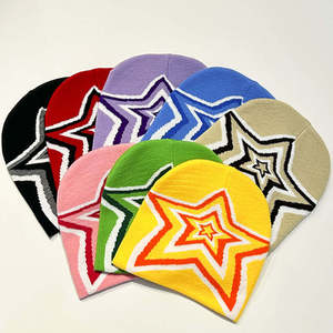 หมวกบีนนี่ถักสำหรับผู้หญิงหมวกบีนนี่หมวกบีนนี่ออกแบบได้ตามต้องการสำหรับฤดูหนาว - Product Image 1