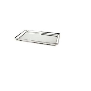 New Arrival Eco-Friendly Rectangular Stainless Steel Serving <b>Tray</b> for Serving Delicious Food and Dessert - Product Image 4