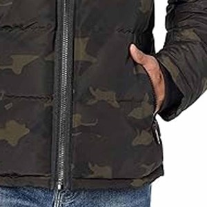Venta al por mayor logotipo personalizado Oem estampado invierno abajo abrigo burbuja chaqueta hombres de gran tamaño al aire libre hombres Puffer chaquetas subidas por Dress Sports - Product Image 3
