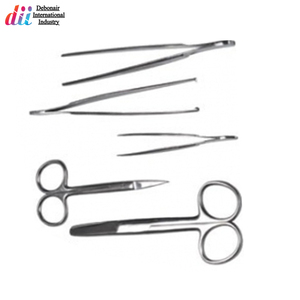 Juego de instrumentos de vendaje quirúrgico Herramientas de acero inoxidable para el cuidado de heridas Botiquín de primeros auxilios para profesionales Clínicas y hospitales - Product Image 6