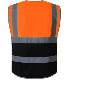 Gilet de sécurité personnalisé pour hommes avec norme ANSI Classe 2, imperméable, service OEM personnalisé et impression de logo personnalisé - Product Image 6