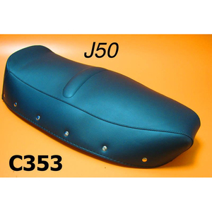 Funda de asiento azul para Lambretta J50 de mediados de 1966 a 1968 - Product Image 1