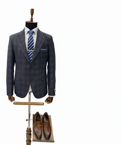 Costume de cérémonie élégant pour homme, smoking de mariage formel, coupe ajustée classique, trois pièces, veste, blazer, gilet, pantalon en coton et élasthanne noir - Product Image 4