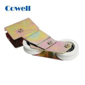 Sıcak satış naylon plastik rulman kapı silindir kasnak tekerlekler kapı silindirleri alüminyum sürgülü kapı tekerlekleri kaymak rulo tekerlekler - Product Image 5