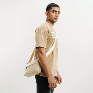Stock de T-shirts en coton vierge uni lourd Vente en gros pour hommes T-shirts vierges personnalisés avec logo imprimé du logo personnalisé - Product Image 3