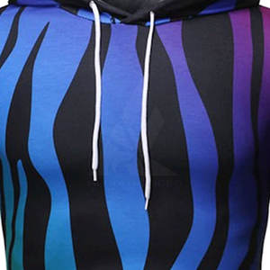 Sweats à capuche de sublimation légers de haute qualité pour hommes 100% coton Design personnalisé avec motif solide et col à capuche - Product Image 6