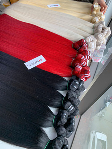 ผมต่อแบบสานสีแดงยาว30นิ้วผมคนเวียดนาม100% - Product Image 5