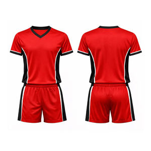 Uniforme de Voleibol Rojo para Equipo, Impresión Digital, Logotipo Personalizado, 100% Poliéster, Conjunto de Uniforme de Práctica - Product Image 1