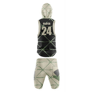 Conjuntos exclusivos de uniformes de fútbol 7v7 transpirables de talla grande que absorben la humedad sin mangas totalmente personalizados para jugadores de equipo - Product Image 2