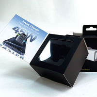 Boîtes d'emballage magnétiques avec insert en mousse personnalisé, imprimées, pour l'électronique grand public (chargeurs, écouteurs, stylos intelligents)