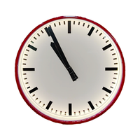 Reloj de Torre Industrial Italiano de 4 Metros (131 Pies) con Doble Cara Iluminada, Esfera de Hierro con Pantalla de Cuarzo y Motores Incluidos