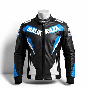 Chaqueta de cuero para motocicleta lista para enviar (RTS) | Logotipo personalizado disponible | Bajo MOQ a granel - Product Image 2