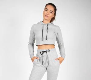 เสื้อสเวตเตอร์มีฮู้ดสำหรับผู้หญิงเสื้อกีฬาแขนยาวมีฮู้ดสำหรับผู้หญิงดีไซน์ล่าสุด - Product Image 4