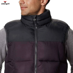 เสื้อกั๊กพัฟเฟอร์แฟชั่นขายดีสำหรับฤดูใบไม้ผลิ แบบกลับด้านได้ ระบายอากาศได้ดี สำหรับผู้ชาย สวมใส่เป็นเสื้อนอก พร้อมโลโก้และแบบที่กำหนดเองได้ - Product Image 5