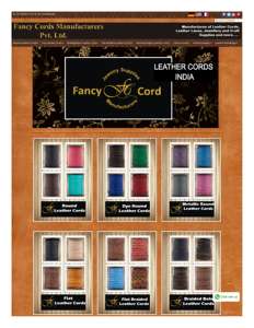 Vente en gros de cordon en cuir véritable mat de 1 mm, 2 mm, 3 mm, fait à la main, teinture personnalisée, forme personnalisée, couleur personnalisée, taille, accessoires de bijoux fantaisie - Product Image 6