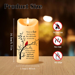 <span class=keywords><strong>Candele</strong></span> Commemorative Elettroniche LED Senza Fiamma Personalizzate in Plastica per <span class=keywords><strong>Halloween</strong></span> e Compleanni, Vendita all'Ingrosso - Product Image 2