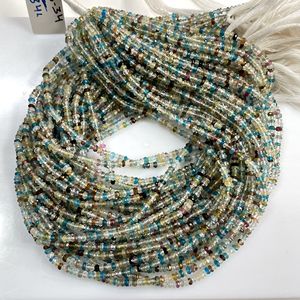 Mix Gemstone Faceted Rondelle Beads Bonne Qualité Natural Mix Gemstones Perles en gros pour la fabrication de bijoux - Product Image 5