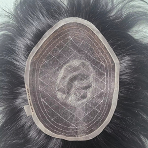 Prothèse capillaire en cheveux naturels indiens Remy, mono-soudée, entièrement en dentelle, ondulée, Taz Hair BD Bangladesh - Product Image 1