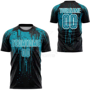 เสื้อเจอร์ซีย์ซับลิเมชั่นฤดูร้อน ระบายอากาศได้ดี แห้งเร็ว แขนสั้น ผ้าโพลีเอสเตอร์ 100% ปรับแต่งได้ เหมาะสำหรับกีฬาทีม - Product Image 6