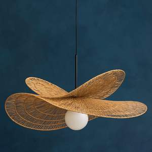 Suspension en bambou faite à la main avec un design élégant, durable et léger pour les décorations intérieures modernes - Product Image 4