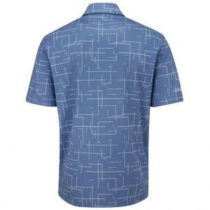 Polo de manga corta transpirable para hombre con logotipo personalizado de fábrica, colección de primavera bordada de tela de algodón sólido negro - Product Image 4