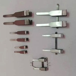 Abrazadera doble manual más vendida Abrazadera microvascular de acero inoxidable no magnética para instrumentos de microcirugía - Product Image 3