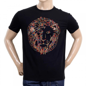 เสื้อยืดผ้าฝ้าย100% ทรงหลวมพิมพ์ลายพลอยเทียมสำหรับผู้ชายและผู้หญิงดีไซน์ตัวหนังสือล่าสุดสำหรับใส่โลโก้ได้ตามต้องการ - Product Image 3
