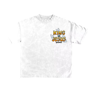 Custom Logo 300GSM Streetwear <b>Box</b> Cut Tee T Shirt Heavyweight Cropped Top TShirt Graphic Cotton Oversized Boxy Fit T-Shirt Men - Product Image 4